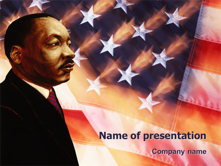 Martin luther king template powerpoint template